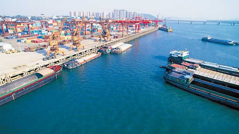 微特武理港機動態稱重系統助力長沙新港